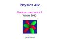 Physics 452 PowerPoint PPT Presentation