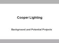 Cooper Lighting PowerPoint PPT Presentation