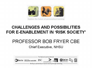 CHALLENGES AND POSSIBILITIES FOR E-ENABLEMENT IN 