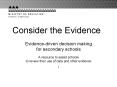 Consider the Evidence PowerPoint PPT Presentation