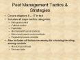 Pest Management Tactics PowerPoint PPT Presentation