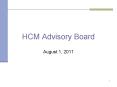 HCM Advisory Board PowerPoint PPT Presentation