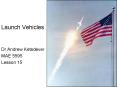 Launch Vehicles PowerPoint PPT Presentation
