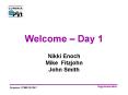 Welcome  PowerPoint PPT Presentation