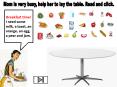 Mom is very busy, help her to lay the table. Read and click. PowerPoint PPT Presentation