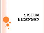 SISTEM BILANGAN