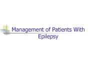 Management of Patients With Epilepsy