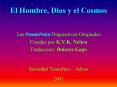 El Hombre, Dios y el Cosmos PowerPoint PPT Presentation