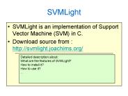 SVMLight