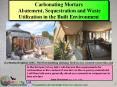 Carbonating Mortars Abatement, Sequestration and Waste Utilization in the Built Environment PowerPoint PPT Presentation