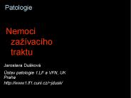 Patologie