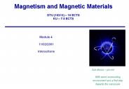 Magnetism and Magnetic Materials