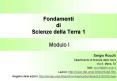 Fondamenti di Scienze della Terra 1  Modulo I PowerPoint PPT Presentation