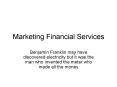 Marketing Financial Services PowerPoint PPT Presentation