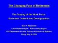 The Changing Face of Retirement PowerPoint PPT Presentation