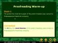 Proofreading Warm-up PowerPoint PPT Presentation