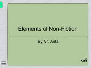 Elements of Non-Fiction
