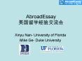 AbroadEssay PowerPoint PPT Presentation