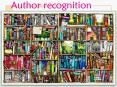 Author recognition PowerPoint PPT Presentation