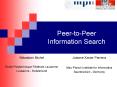 Peer-to-Peer Information Search PowerPoint PPT Presentation