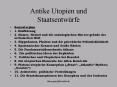 Antike Utopien und Staatsentw PowerPoint PPT Presentation