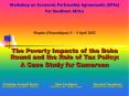 The Poverty Impacts of the Doha Round and the Role of Tax Policy: PowerPoint PPT Presentation