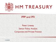PPP and PFI