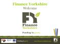Finance Yorkshire Welcome PowerPoint PPT Presentation