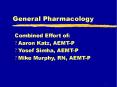 General Pharmacology PowerPoint PPT Presentation