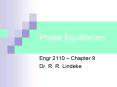 Phase Equilibrium PowerPoint PPT Presentation