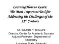 Learning How to Learn:  The Most Important Tool for Addressing the Challenges of the 21st Century PowerPoint PPT Presentation