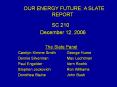 OUR ENERGY FUTURE: A SLATE    REPORT PowerPoint PPT Presentation