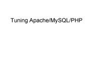 Tuning Apache/MySQL/PHP