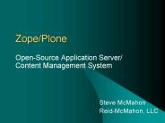 Zope/Plone