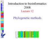 Sequence analysis course
