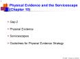 Physical Evidence and the Servicescape  (Chapter 10) PowerPoint PPT Presentation