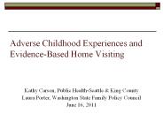 Adverse Childhood Experiences and Evidence-Based Home Visiting