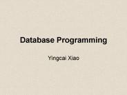 Database Programming