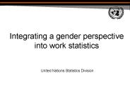 Integrating a gender perspective into work statistics