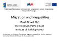 Migration and Inequalities PowerPoint PPT Presentation