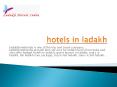hotels in ladakh PowerPoint PPT Presentation