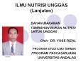 ILMU NUTRISI UNGGAS (Lanjutan) PowerPoint PPT Presentation