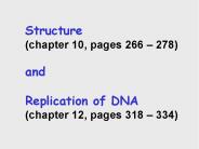 Structure (chapter 10, pages 266 