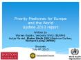 Priority Medicines for Europe and the World Update 2013 report PowerPoint PPT Presentation