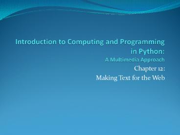 presentation player overlay