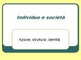 Individuo e societ PowerPoint PPT Presentation