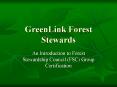 GreenLink Forest Stewards PowerPoint PPT Presentation