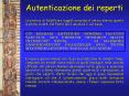 Autenticazione dei reperti PowerPoint PPT Presentation