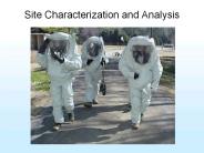 Site Characterization and Analysis