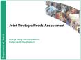 Joint Strategic Needs Assessment PowerPoint PPT Presentation